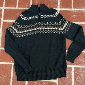 Gap 1/4 zip knitted sweater